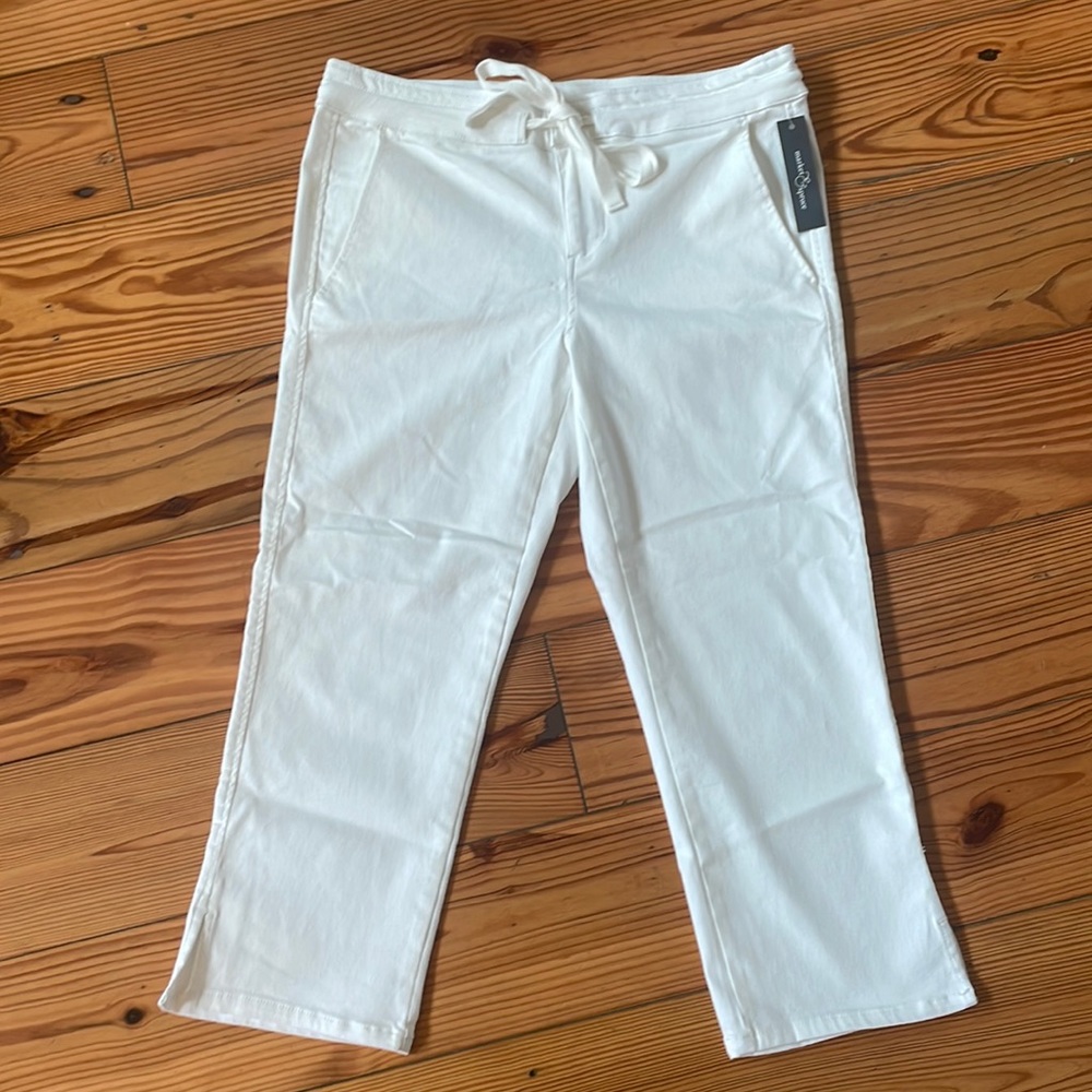 Market & Spruce White Jeans